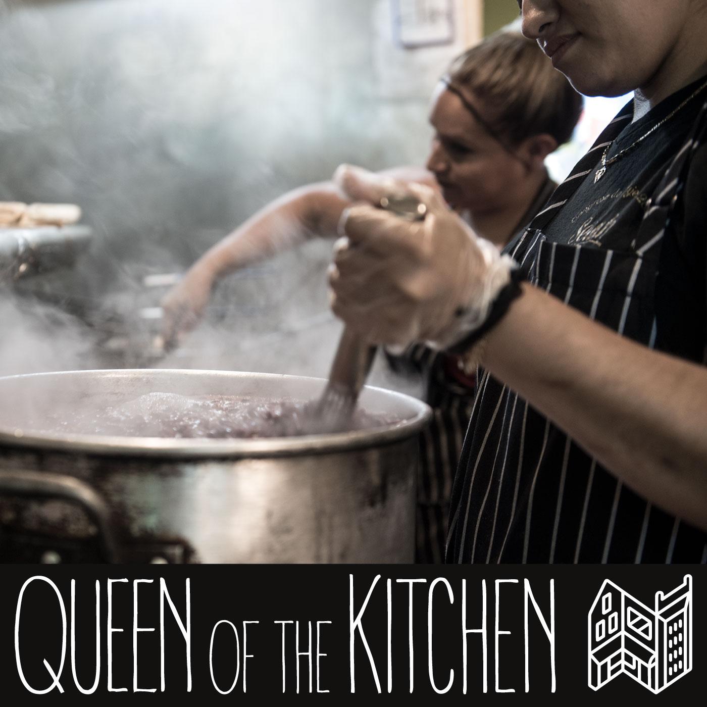 Thumbnail for "Queen Of The Kitchen". Thumbnail for "Queen Of The Kitchen".