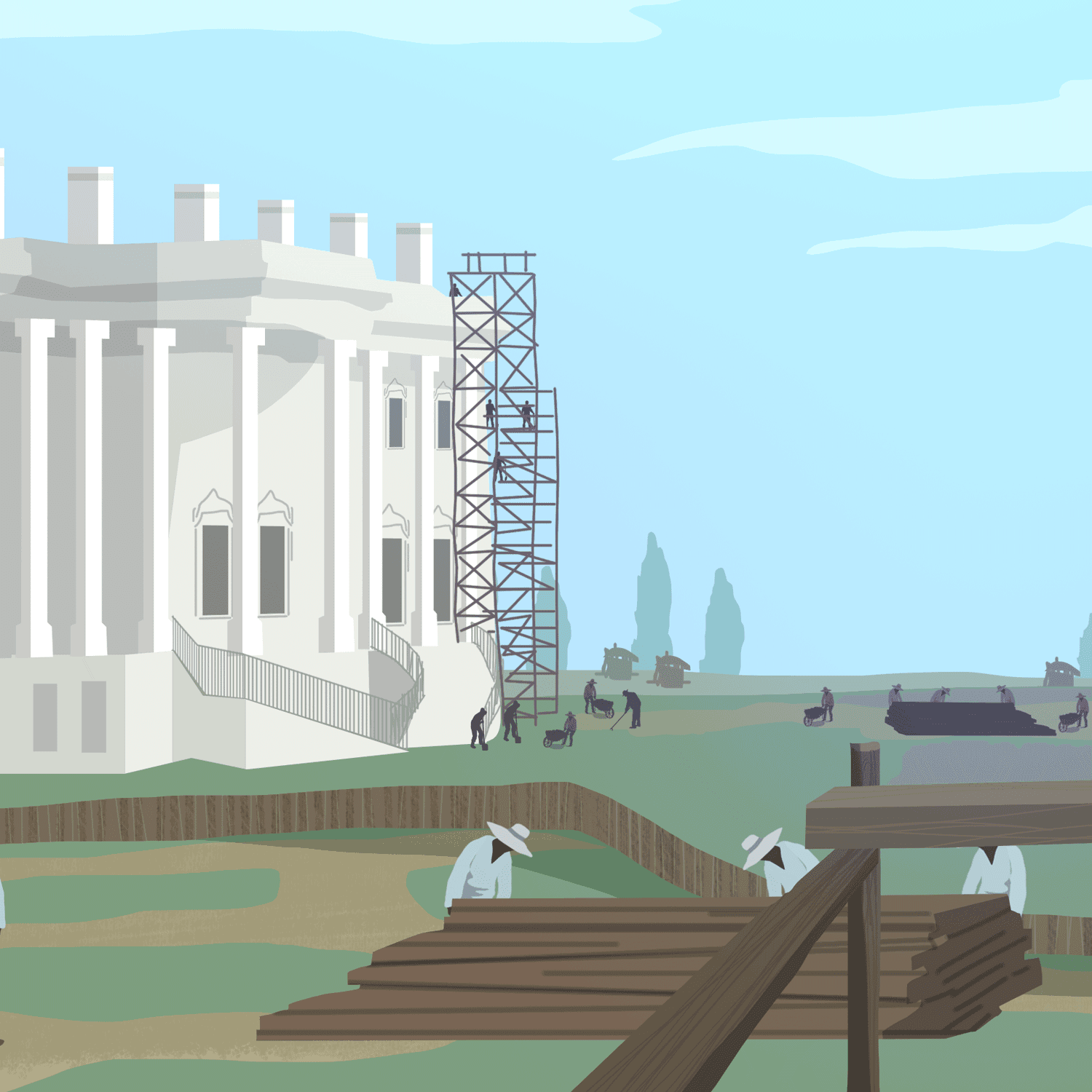 Thumbnail for "Who Built the White House?". Thumbnail for "Who Built the White House?".