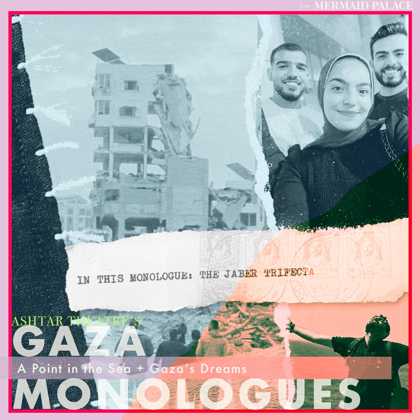 Thumbnail for "IN THIS MONOLOGUE | A Point in the Sea + Gaza’s Dreams ". Thumbnail for "IN THIS MONOLOGUE | A Point in the Sea + Gaza’s Dreams ".